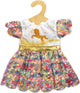 Heless pu-glitzerkleid einhorn goldy,gr.35-45cm