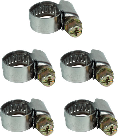 Einhell slangklemmenset 5 stuks. 8 - 12mm