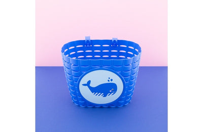 Widek kinder fietsmand explorer kids baskets explor splashy whale blue