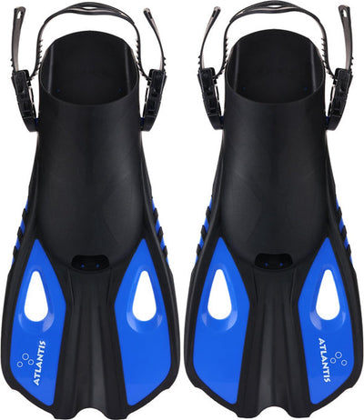 Atlantis snapper - zwemvliezen - flippers - volwassenen - zwart blauw - 37-41