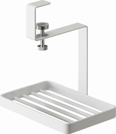 Yamazaki under-shelf soap tray - tower - white