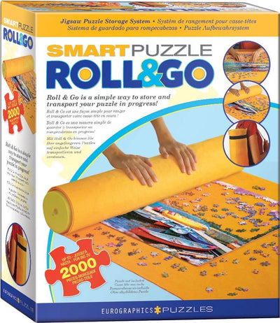 Eurographics - smart puzzle roll go mat - vilten puzzelmat om op te rollen tot 2000 stukjes - 76×127cm