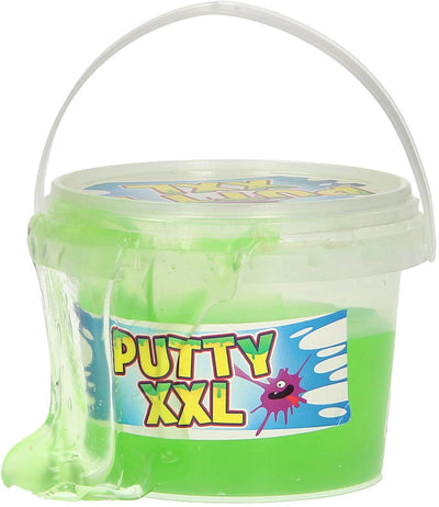 Van manen slijmemmer putty xxl glitter junior 350 gram blauw