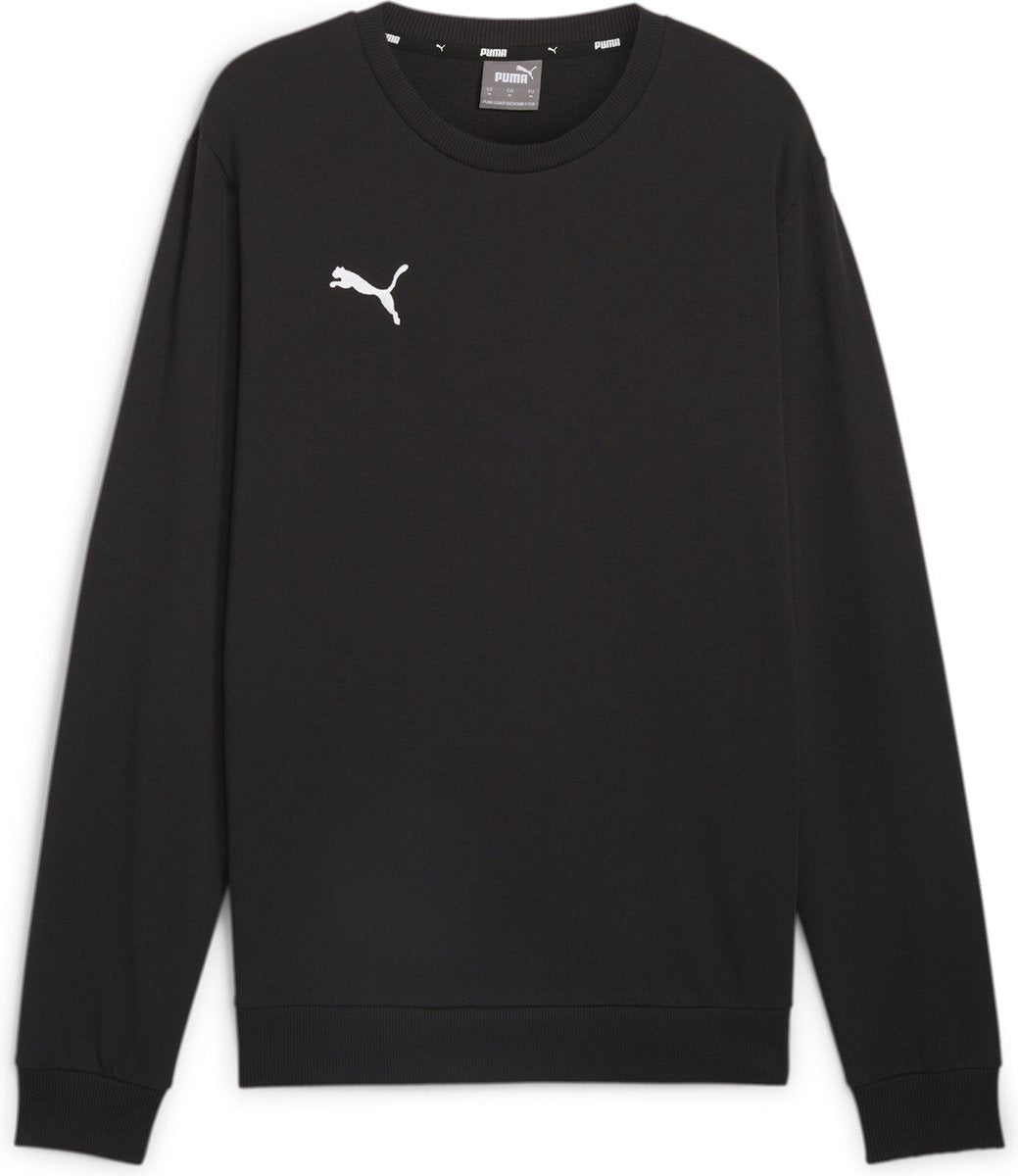 Puma teamgoal casuals crew neck sweat heren sporttrui - black- white
