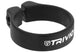 Trivio - zadelpenstopper aluminium zwart 31.6mm