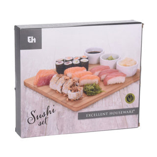 Abi sushiset bamboe porselein 4-delig