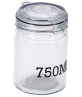 Voorraadpot glas 750 ml | 4 stuks - afbeelding 1