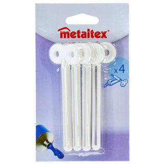 Metaltex tube knijper sleuteltje 4 stuks