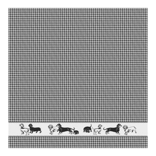 Ddddd theedoek saar 60x65 black | 6 stuks
