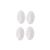 Metaltex plakhaken 4 stuks klein | 10 stuks