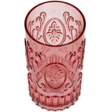 No brand tumbler acrylic pink 8.2x8.2x15.2cm | 2 stuks - afbeelding 1
