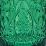 No brand tumbler acrylic green 8.9x8.9x9.5cm | 4 stuks - afbeelding 2