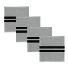 Ddddd vaatdoek 3 stuks grijs 30x30cm 100% katoen | 4 stuks