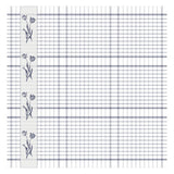 Ddddd theedoek lisse 60x65 blue | 6 stuks - afbeelding 1