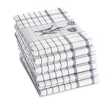 Ddddd theedoek lisse 60x65 blue | 6 stuks - afbeelding 2