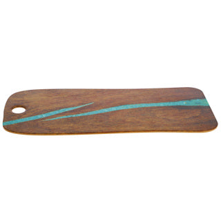 No brand cheforward serveerplank 53 x 20 cm turq kersen | 2 stuks