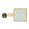 Serveerplank bamboo keramiek | 4 stuks