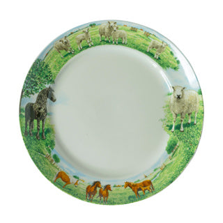 Wiebe van der zee bord 25 cm paard schaap wiebe