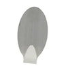 Metaltex plakhaken 2 stuks inox ovaal | 10 stuks