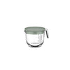 Mepal glas maatbeker met deksel chef it - 1 l - maataanduiding - vaatwasmachine-. magnetron- en ovenbestendig - bakspullen - nordic sage