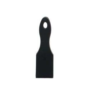 Metaltex gourmetspatels 14 cm 6 stuks zwart nylon