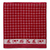Ddddd keukendoek dutchie rood 50x55cm