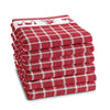 Ddddd keukendoek dutchie rood 50x55cm