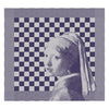 Ddddd theedoek girl with a pearl 60 x 65 blue | 6 stuks