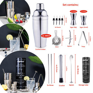 No brand cocktailset 14 delig