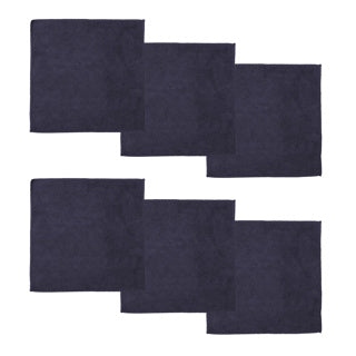 Merkloos sans marque ddddd microvezeldoek billie 30x30 cm blauw 6 stuks | 4 stuks