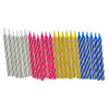 Metaltex taartkaarsen 24 stuks en 12 houders | 6 stuks
