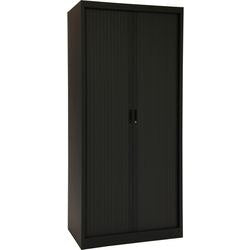 Roldeurkast chs195100 zwart 195 x 100 x 45 cm