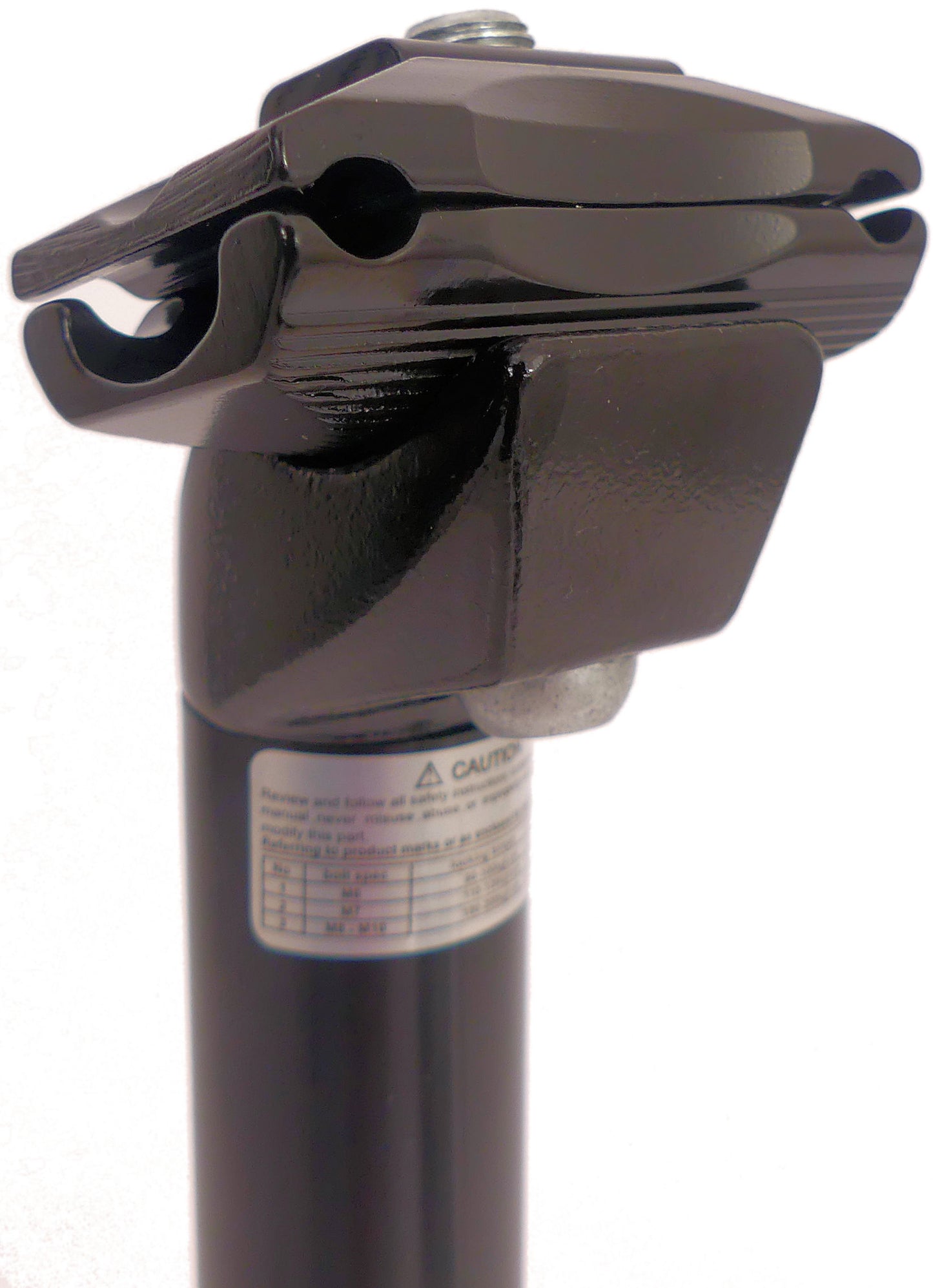 zadelpen vast 27.2 x 350 mm aluminium zilver