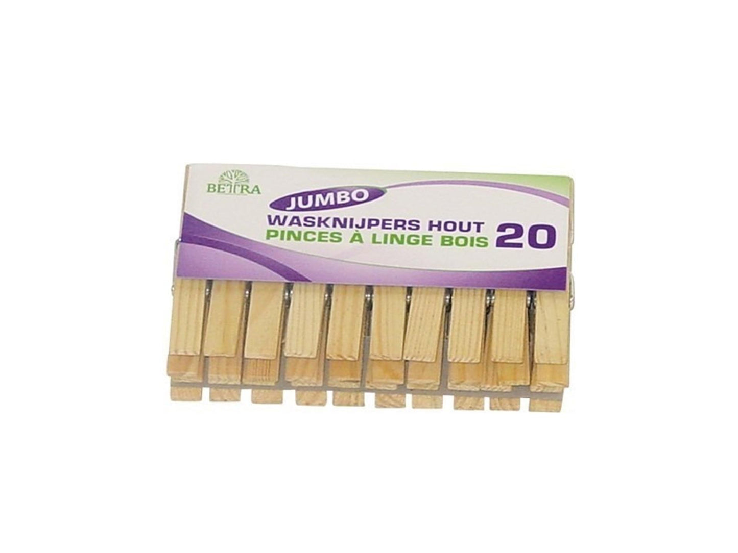 Luva wasknijpers jumbo hout set à 20