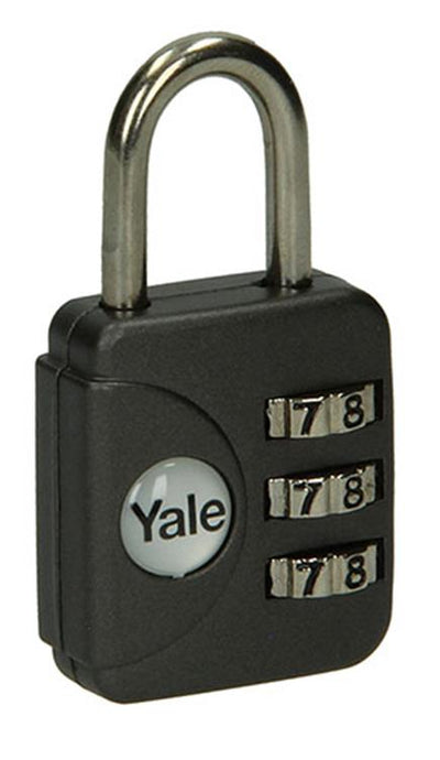 Yale 1018566 - bagage-cijferhangslot grijs yp1 28 121 1g 28mm | 6 stuks
