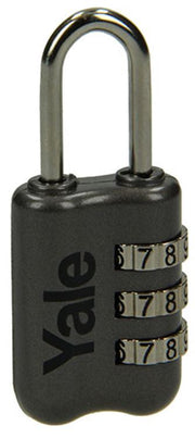Yale 1018569 - bagage-cijferhangslot grijs yp2 23 128 1g 23mm | 6 stuks - afbeelding 1