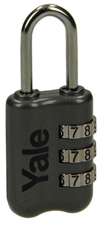 Yale 1018569 - bagage-cijferhangslot grijs yp2 23 128 1g 23mm | 6 stuks