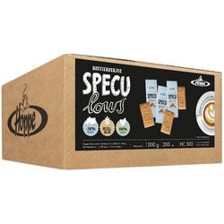 Hoppe koffiekoekjes speculows per stuk verpakt (200 stuks)