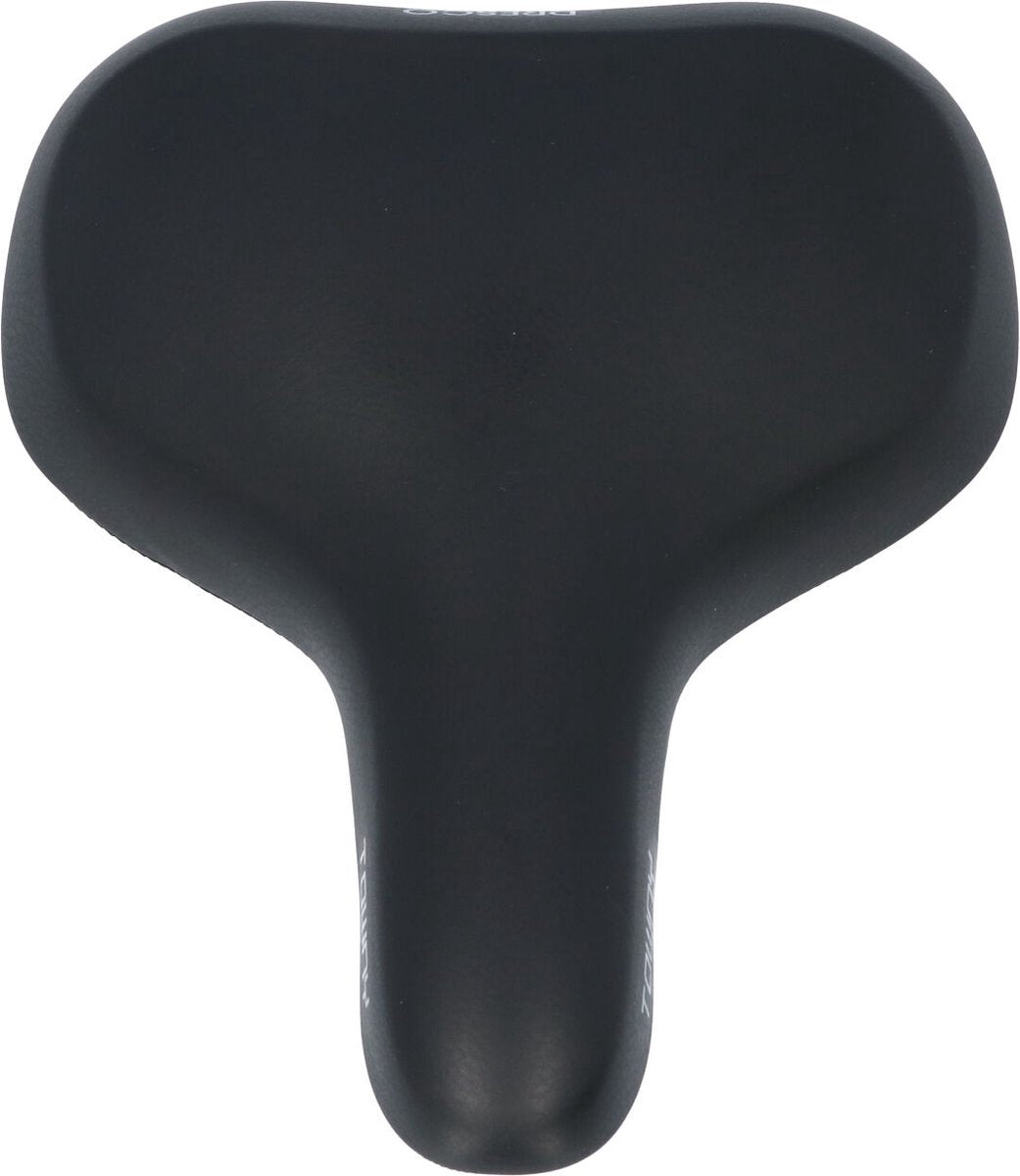 Dresco fietszadel towny memoryfoam zwart