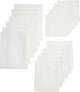 Meyco baby uni starterset - 18-pack - hydrofiel - white