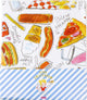 Blond amsterdam snack tafelzeil - 140x240 cm - pvc