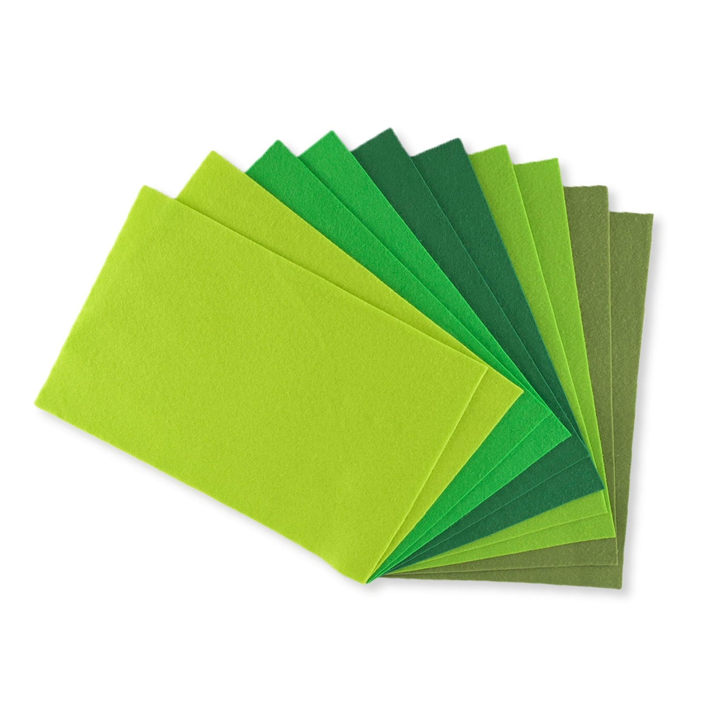Vaessen creative • vilt kit 2 1mm a4 groen 10st.