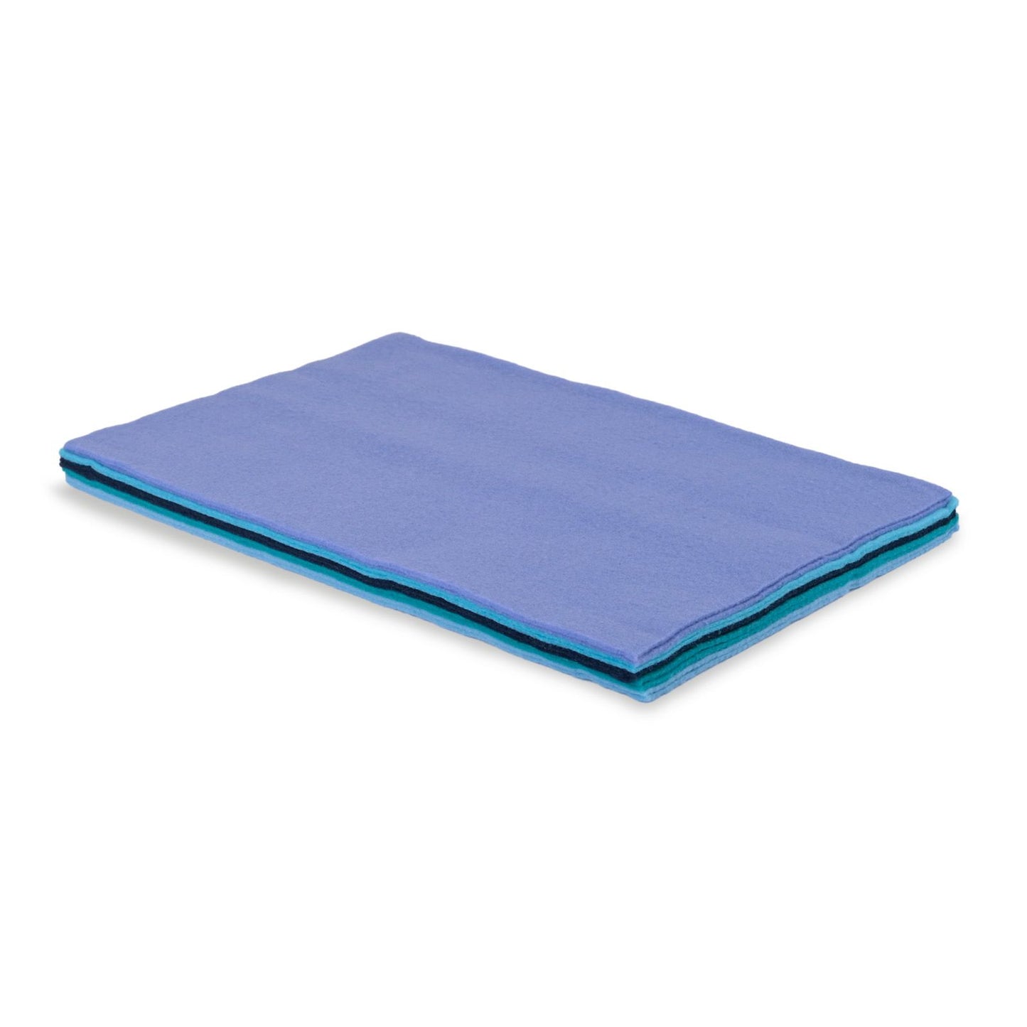 Vaessen creative • vilt kit 3 1mm a4 blauw 10st.