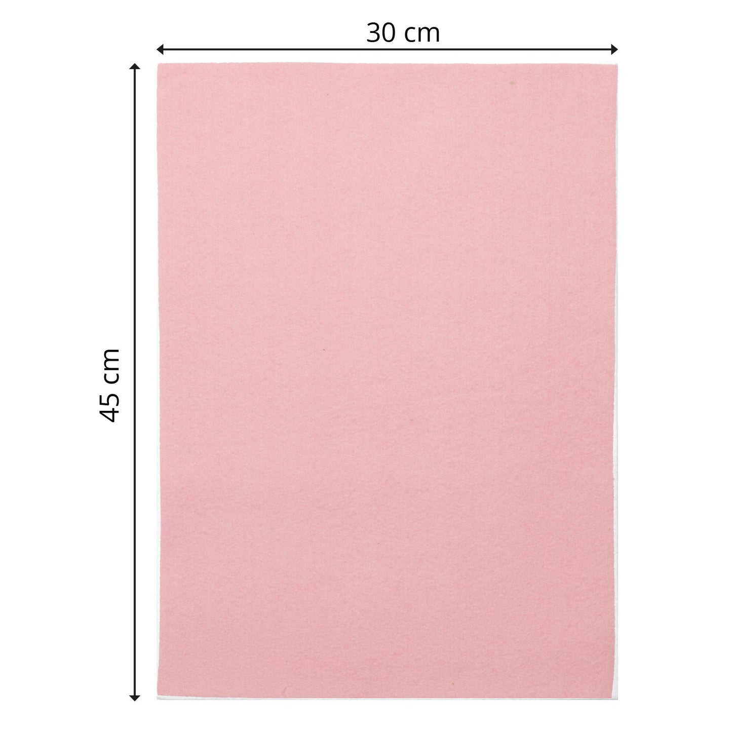Vaessen creative • vilt 3,5mm 30x45cm lichtroze