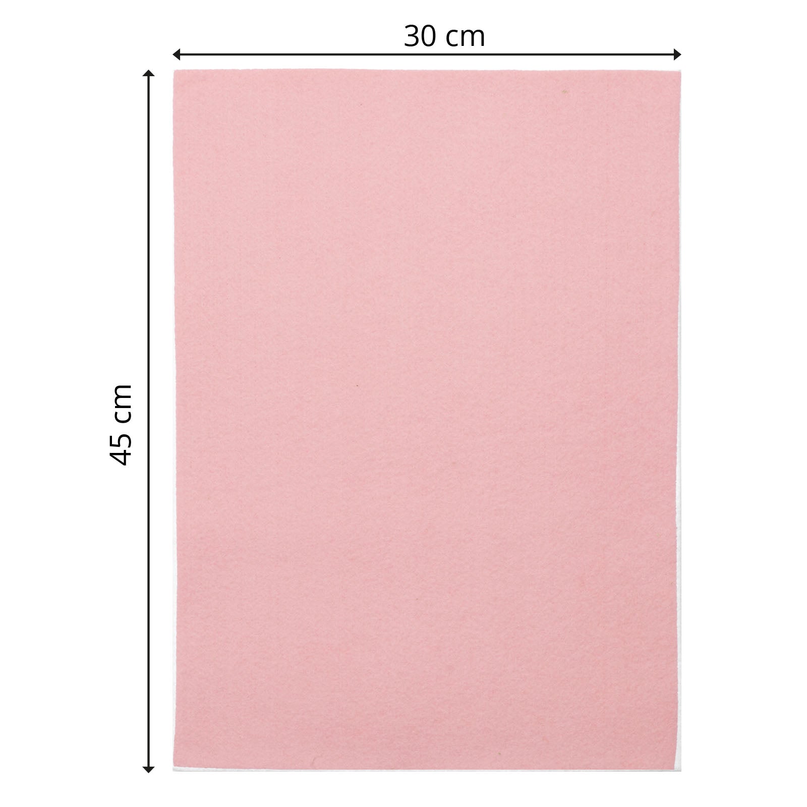 Vaessen creative • vilt 3,5mm 30x45cm lichtroze