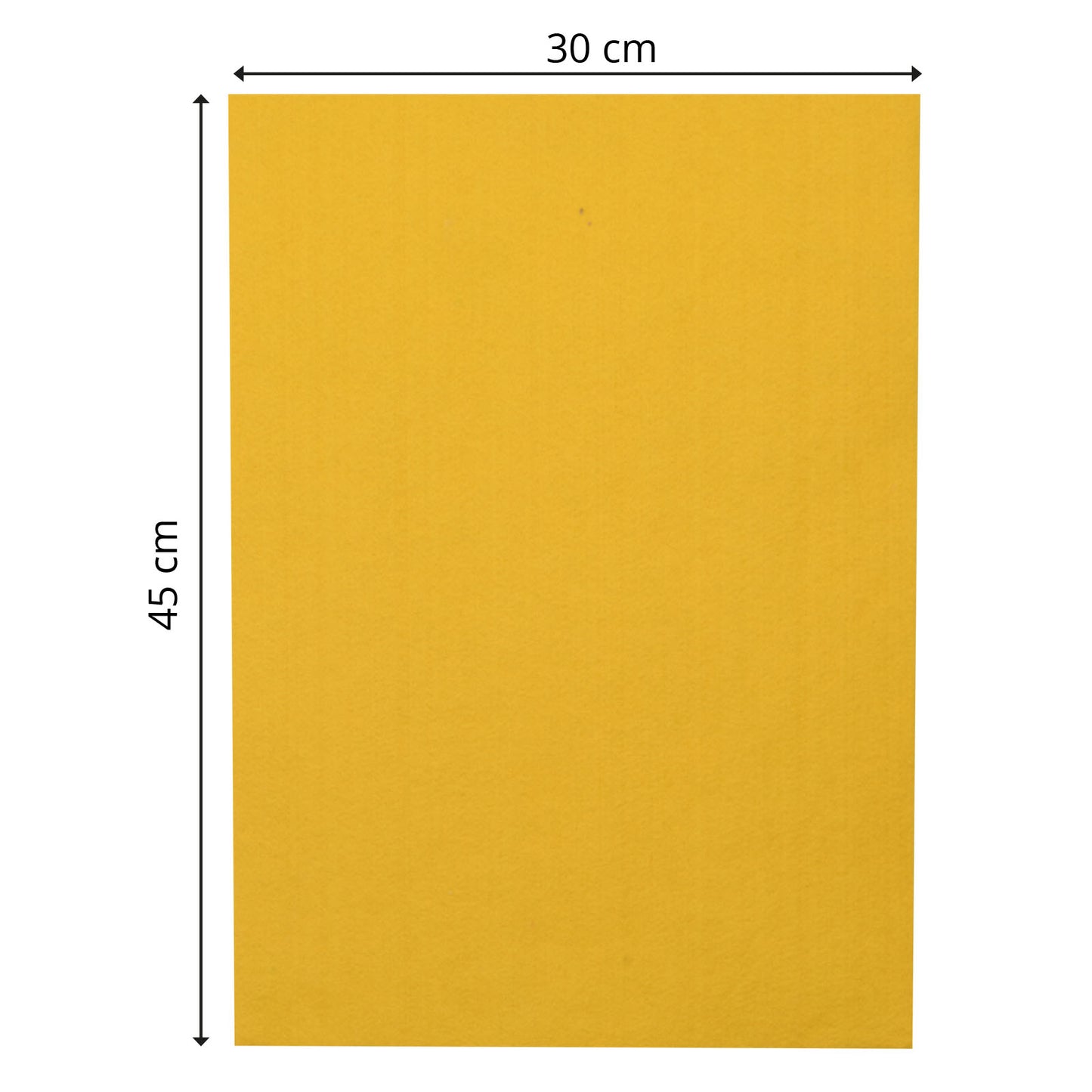 Vaessen creative • vilt 3,5mm 30x45cm geel