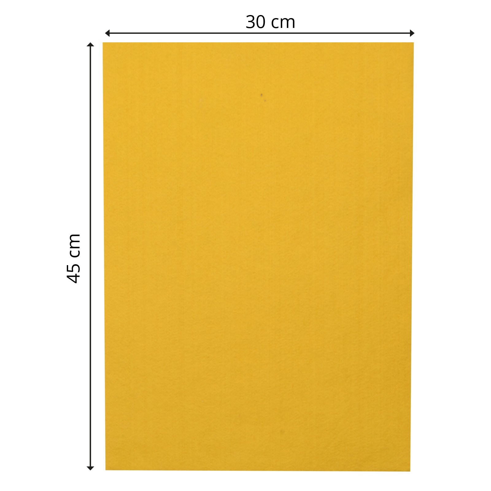 Vaessen creative • vilt 3,5mm 30x45cm geel