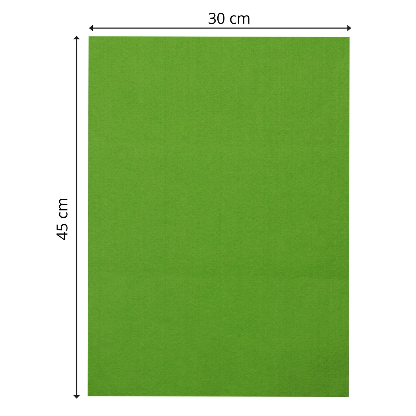 Vaessen creative • vilt 3,5mm 30x45cm lichtgroen