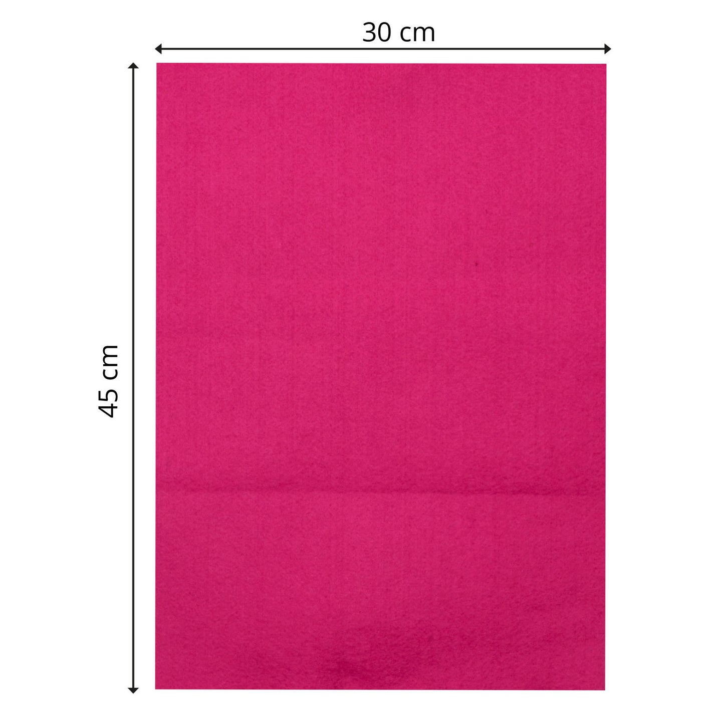 Vaessen creative • vilt 3,5mm 30x45cm fuchsia
