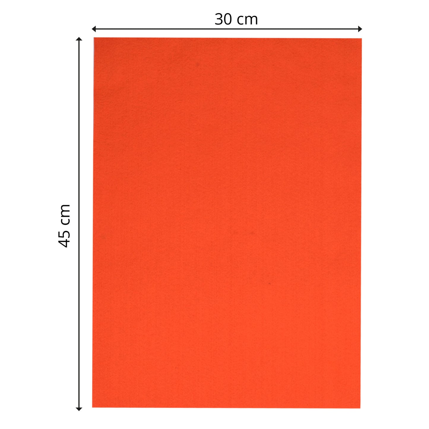 Vaessen creative • vilt 3,5mm 30x45cm oranje